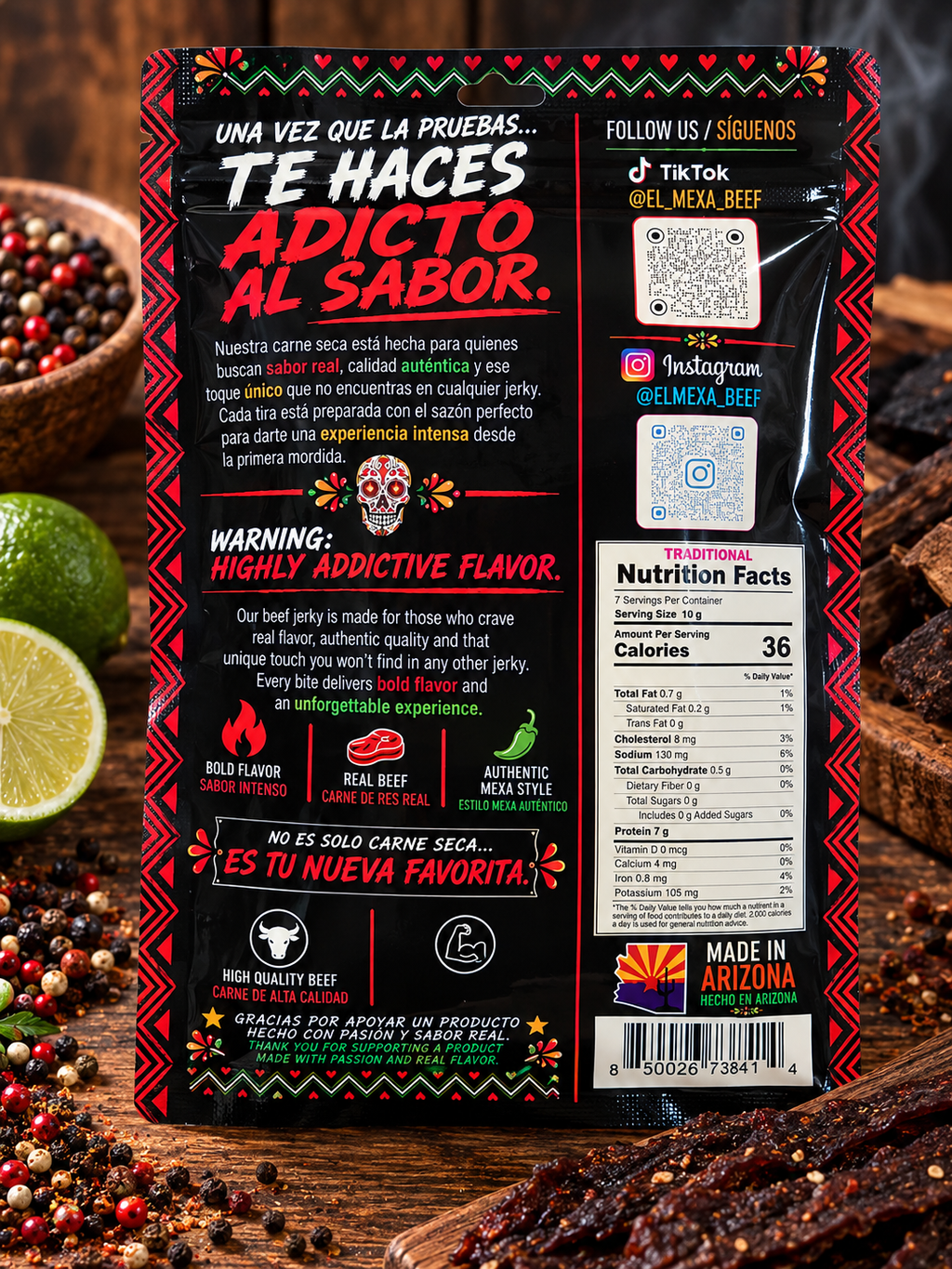 El Mexa Original Smoked Beef Jerky