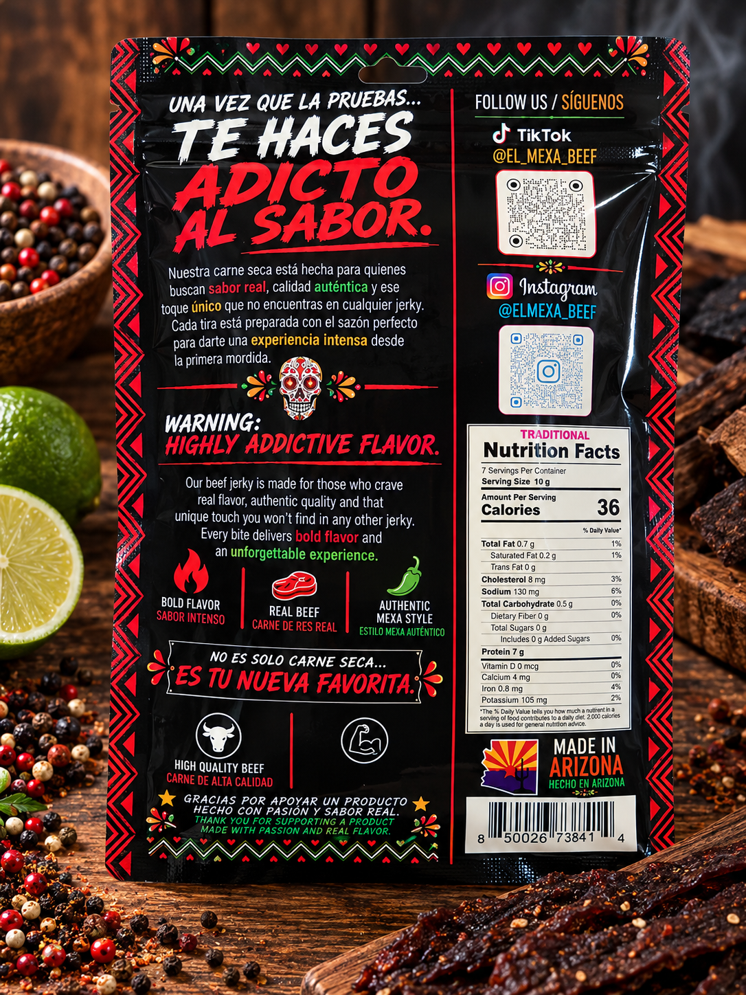 El Mexa Original Smoked Beef Jerky