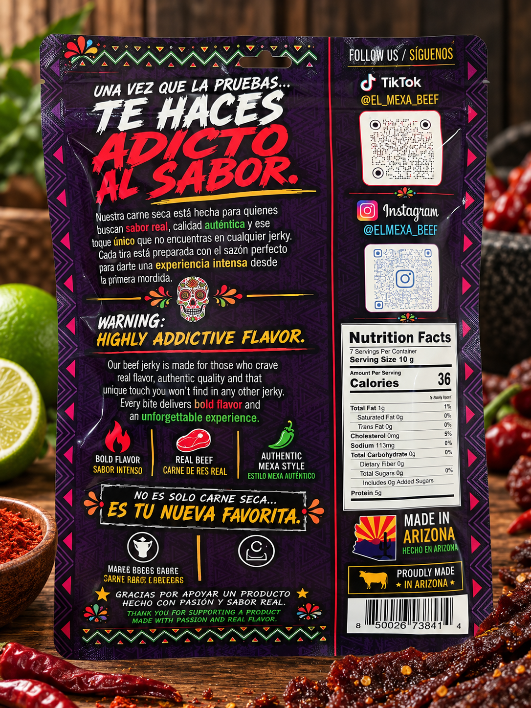 Spicy Fuego Beef Jerky