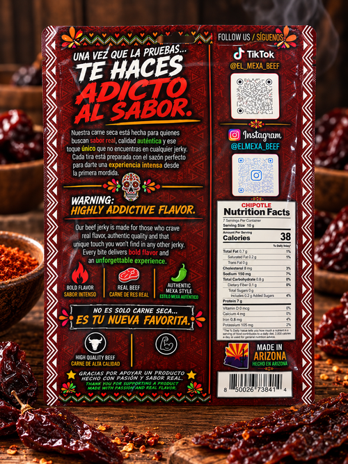 Chipotle Pepper Beef Jerky